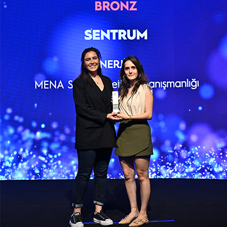 SENTRUM Projemize Bronz Ödül!